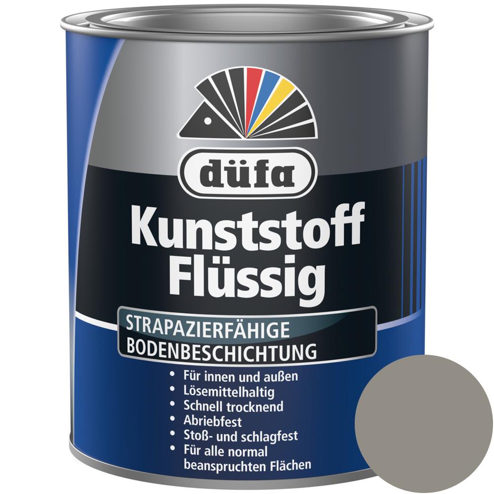 Düfa Kunststoff Flüssig RAL 7030 Steingrau 750 ml Flüssigkunststoff Matt