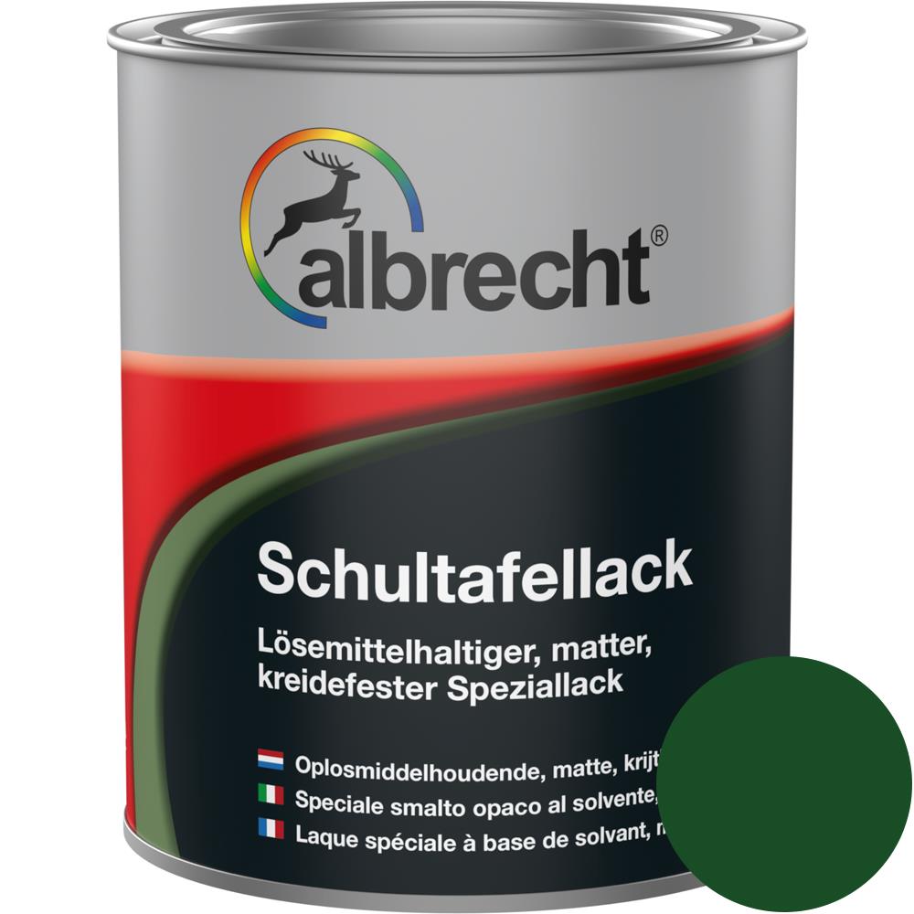 Albrecht Schultafellack Grün 375 ml Grün matt Lack Tafellack Tafelfarbe