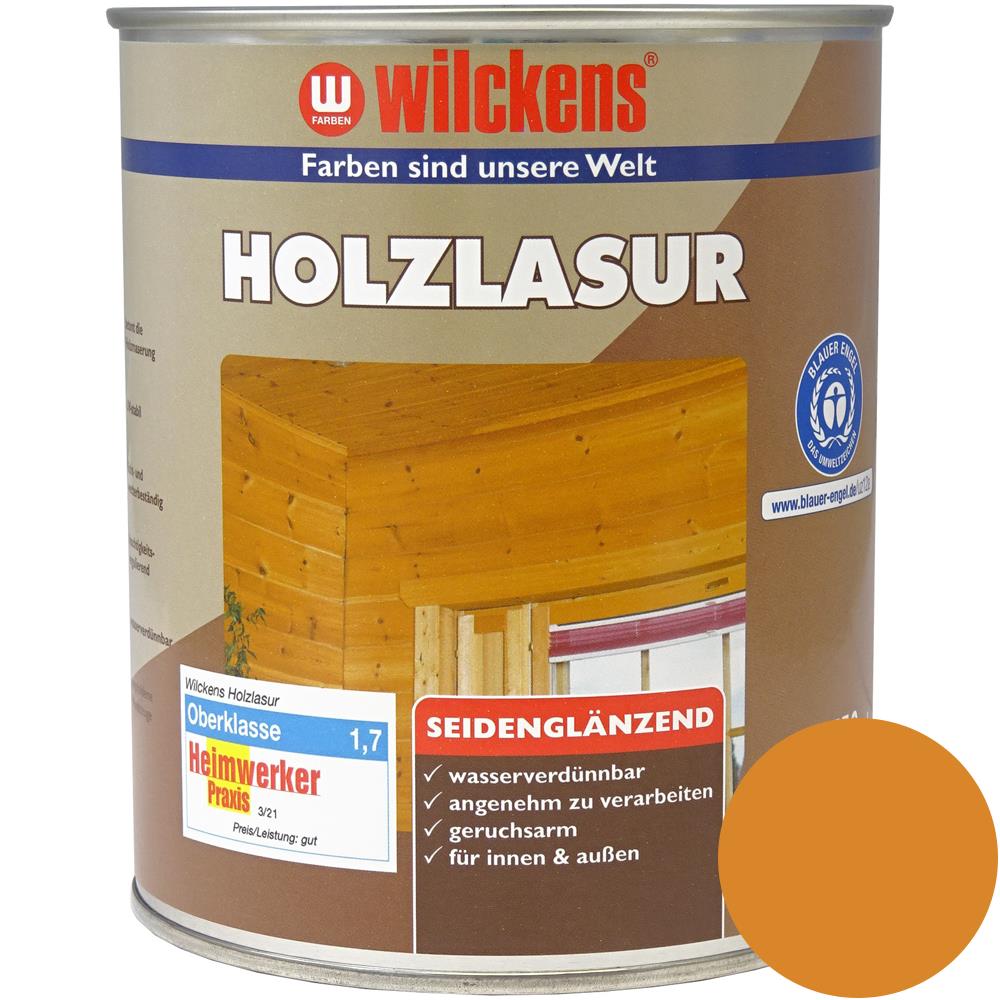 Wilckens Holzlasur LF seidenglänzend, Kiefer, 750 ml