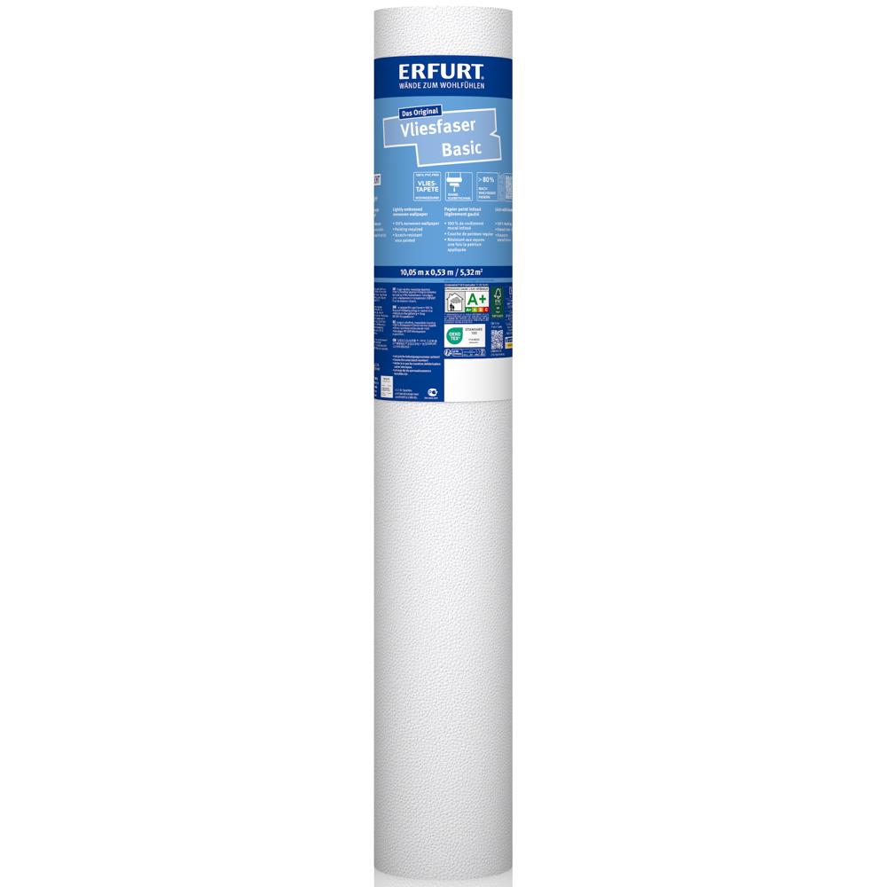 ERFURT VLIESFASER BASIC 106 Vliestapete 10,05 x 0,53 m - 6 Rollen