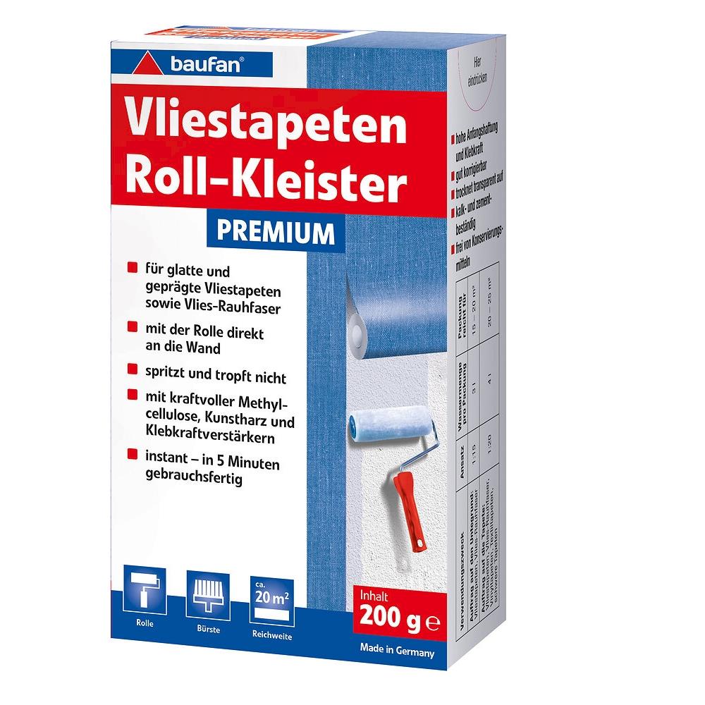 baufan Vliestapeten Roll-Kleister PREMIUM 200 g Kleister für Vliestapeten