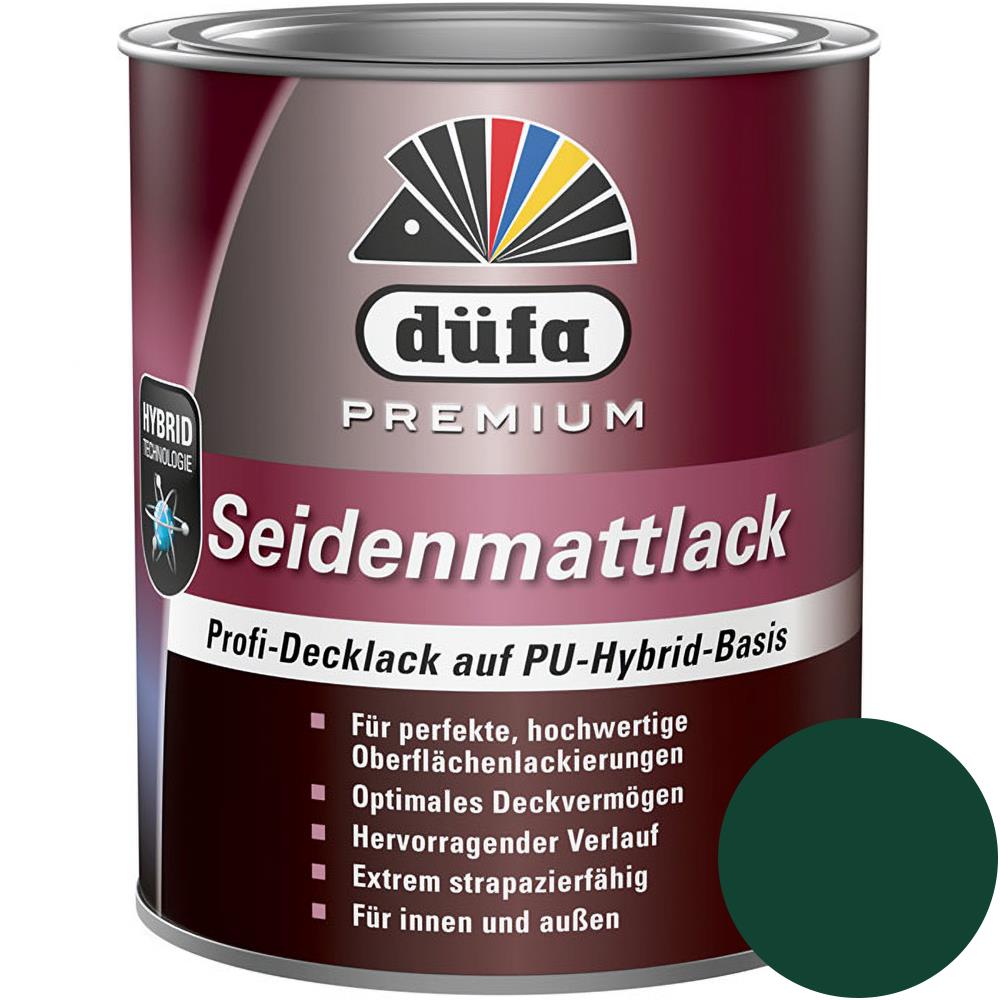 Düfa PREMIUM Seidenmattlack FOREST 750 ml Grün Lack matt
