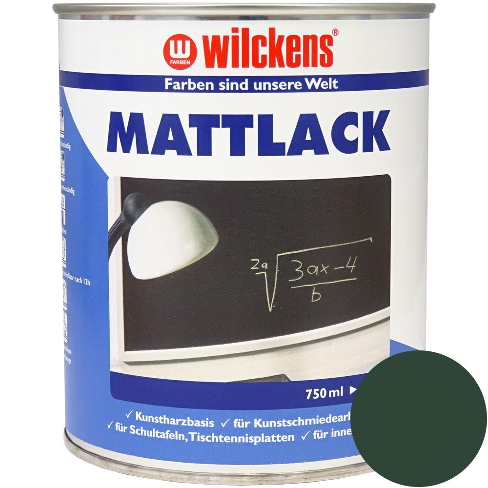 Wilckens Mattlack Tafellack, Moosgrün (RAL 6005), 750 ml