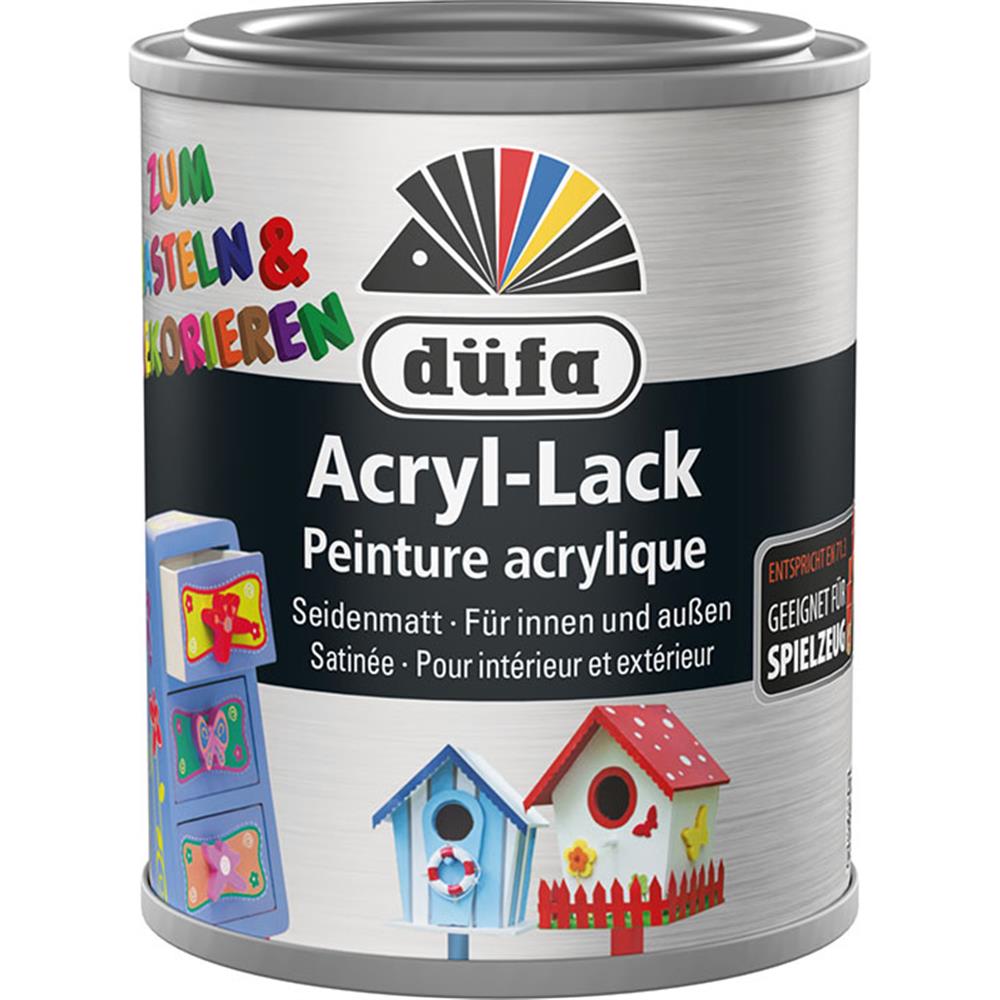 düfa Acryl-Lack Bastellack FICHTENGRÜN 125ml seidenmatt Buntlack