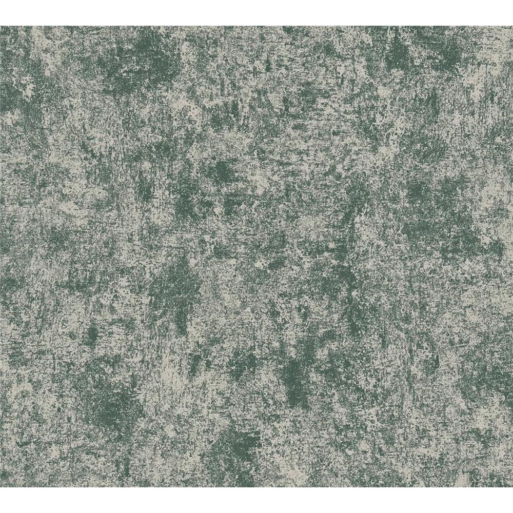 Livingwalls Premium Tapete Mustertapete Grün Silber Metallic schimmernd