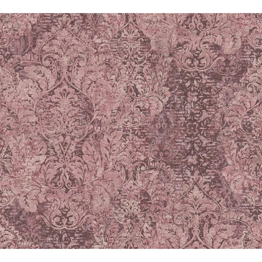 A.S. Création Vliestapete Mustertapete Mata Haril Barock Lila Rosé Glitzereffekt