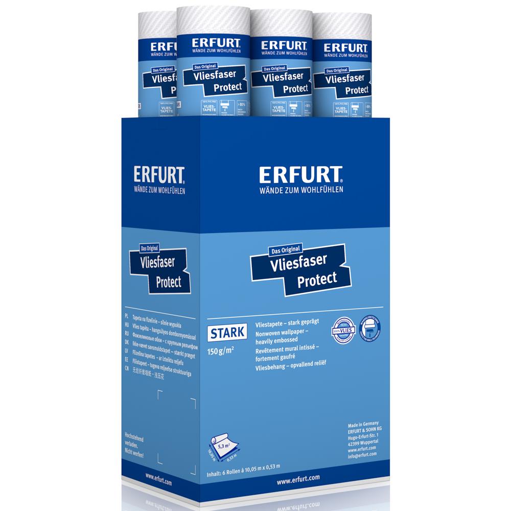 ERFURT VLIESFASER PROTECT 207 Vliestapete 10,05 x 0,53 m - 6 Rollen