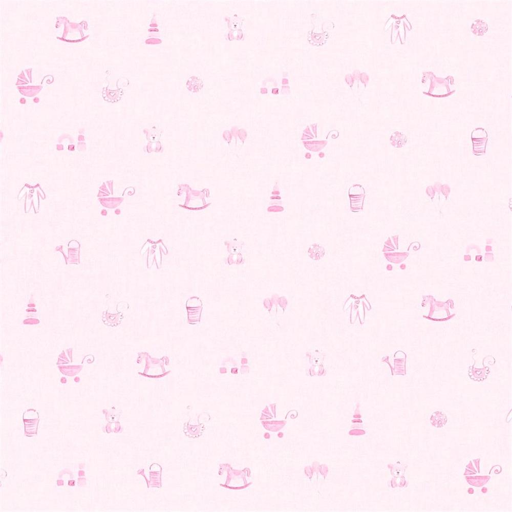 A.S. Création Vliestapete Mustertapete Little Stars Baby Rosa Kindertapete