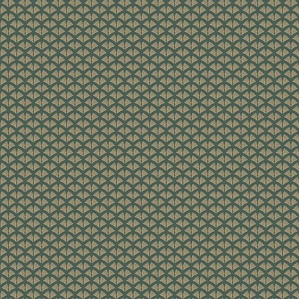 A.S. Création Vliestapete Trendwall matt Grün glänzend Gold Mustertapete