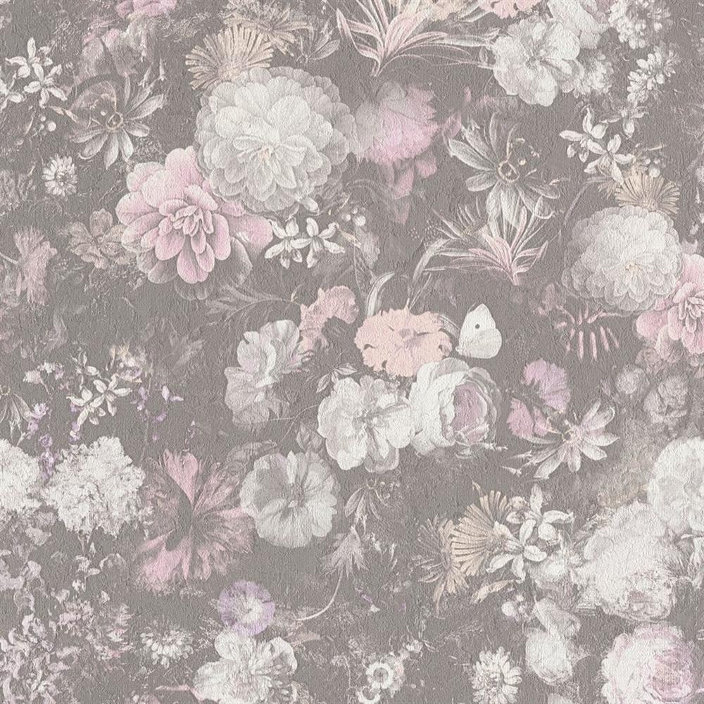 Livingwalls Blumentapete Mata Hari Mustertapete rosa Vliestapete floral