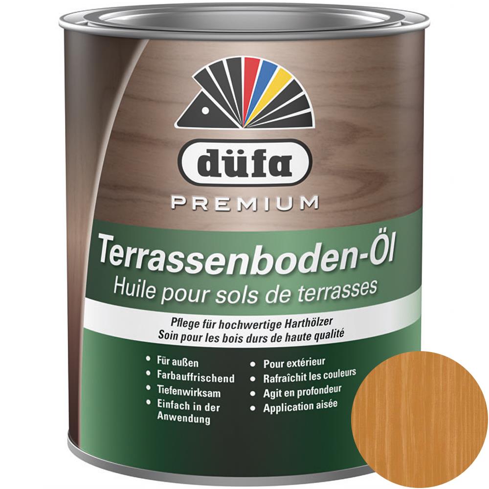 Düfa Premium Terrassenboden-Öl DOUGLASIE 750 ml Terrassenöl Hartholzöl