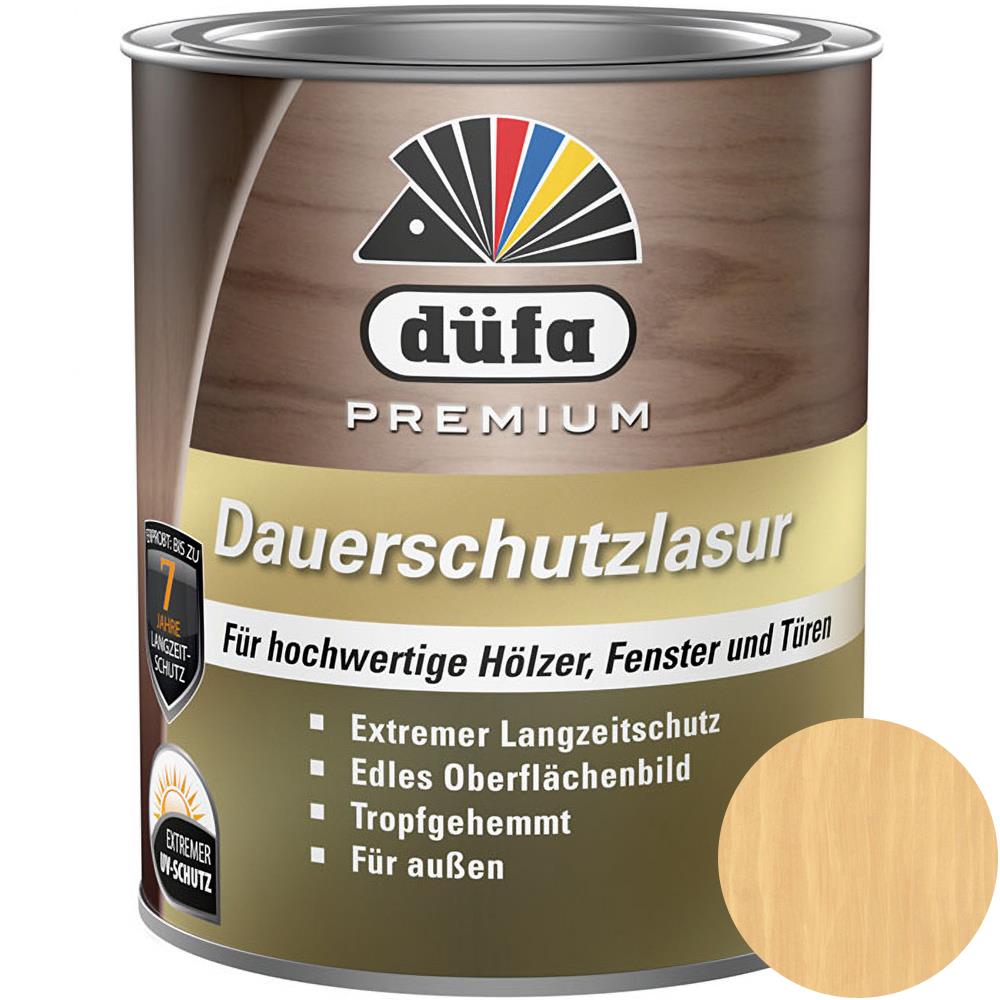 Düfa Premium Dauerschutzlasur FARBLOS 750 ml Lasur Holz Schutzlasur