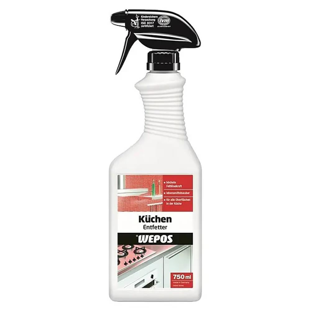 Wepos Küchen Entfetter 750 ml - Fettlöser für Küche und Haushalt