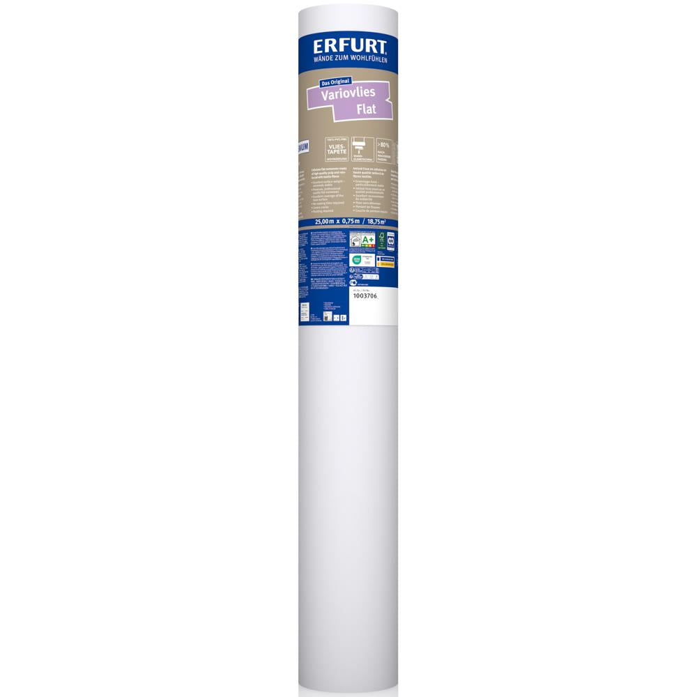 ERFURT Variovlies Flat Premium Vliestapete 25 x 0,75 m - 1 Rolle