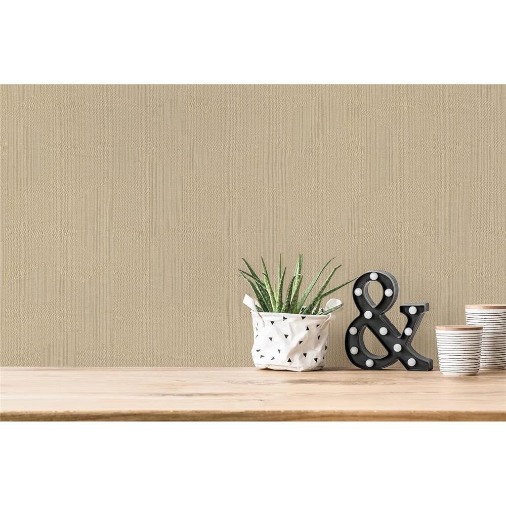 Architects Paper Luxus Vliestapete Geometrisches Design in Gold & Beige Muster Tapete