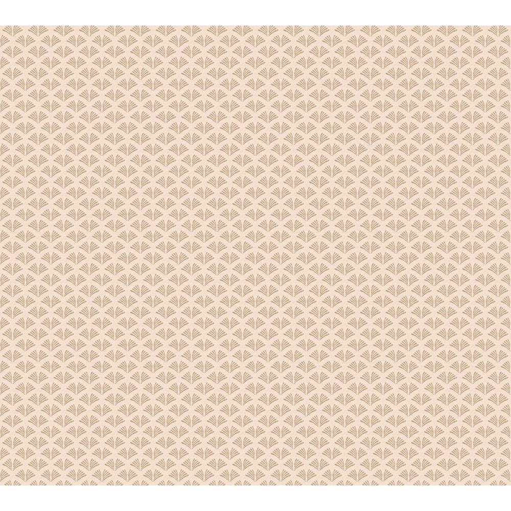 A.S. Création Vliestapete Mustertapete Trendwall matt Beige glänzend Gold