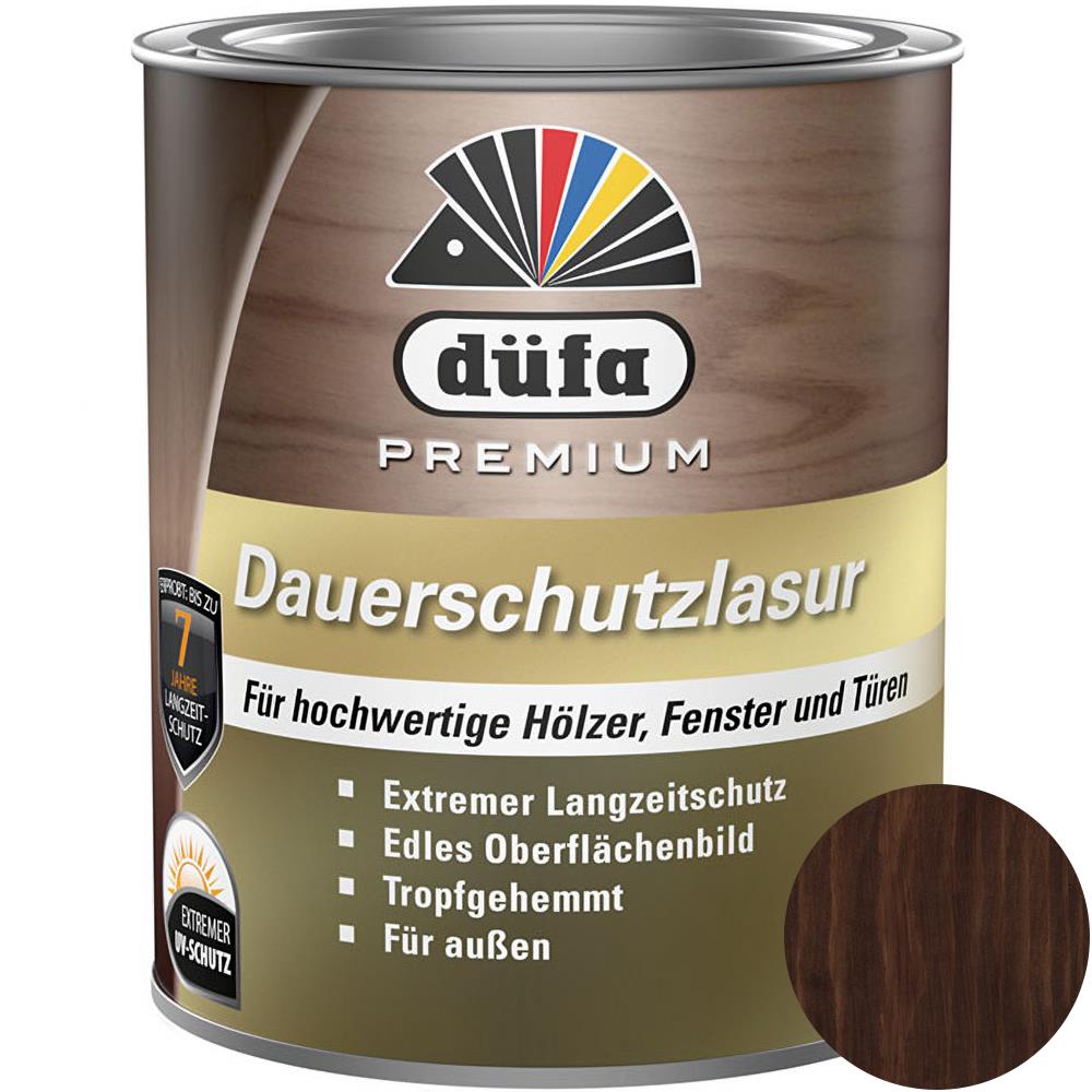 düfa Premium Dauerschutzlasur PALISANDER 750 ml Lasur Holz Schutzlasur