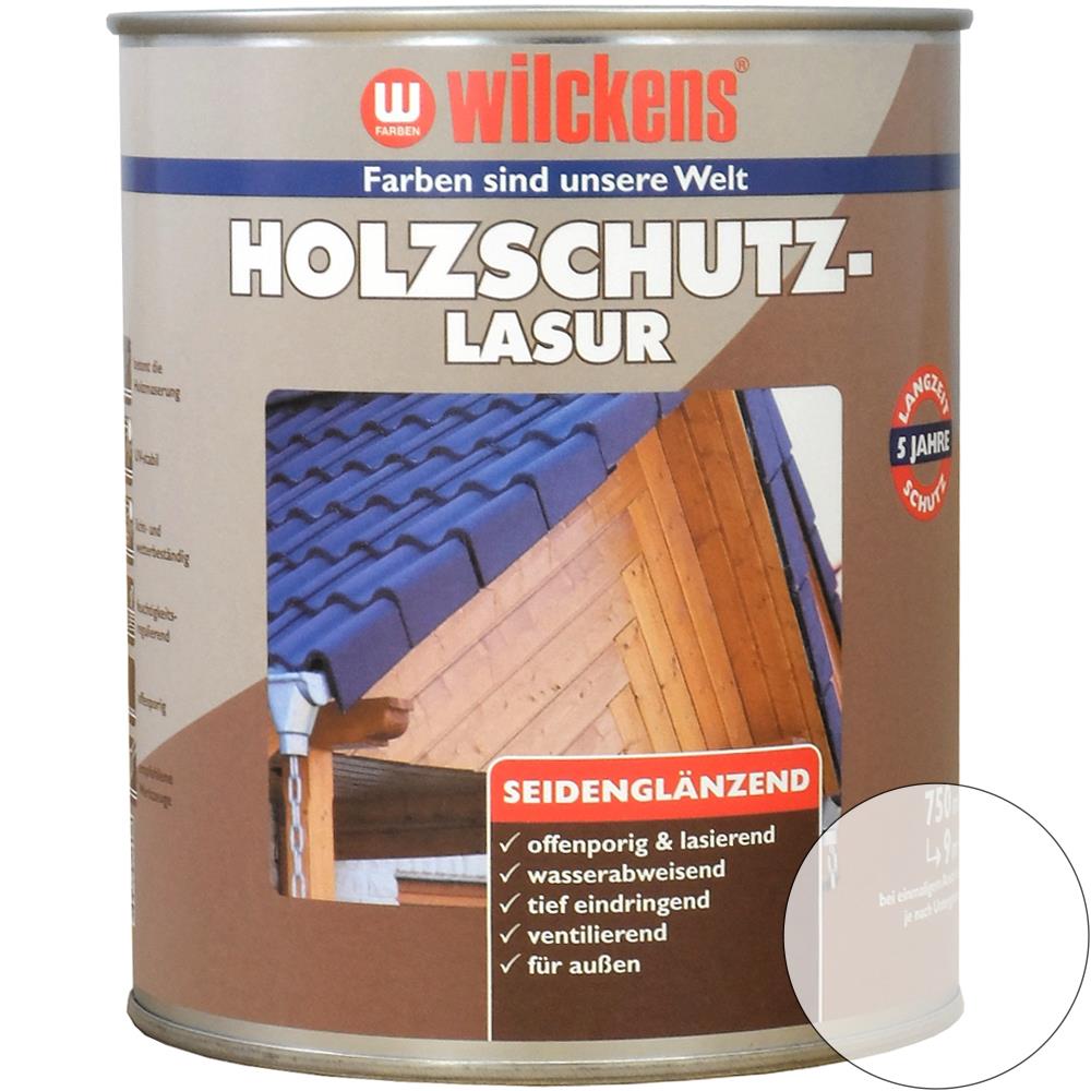 Wilckens Holzschutzlasur seidenglänzend, Farblos, 750 ml