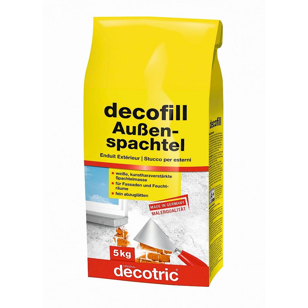 decofill Außenspachtel, 5 kg, weiß, witterungsbeständig