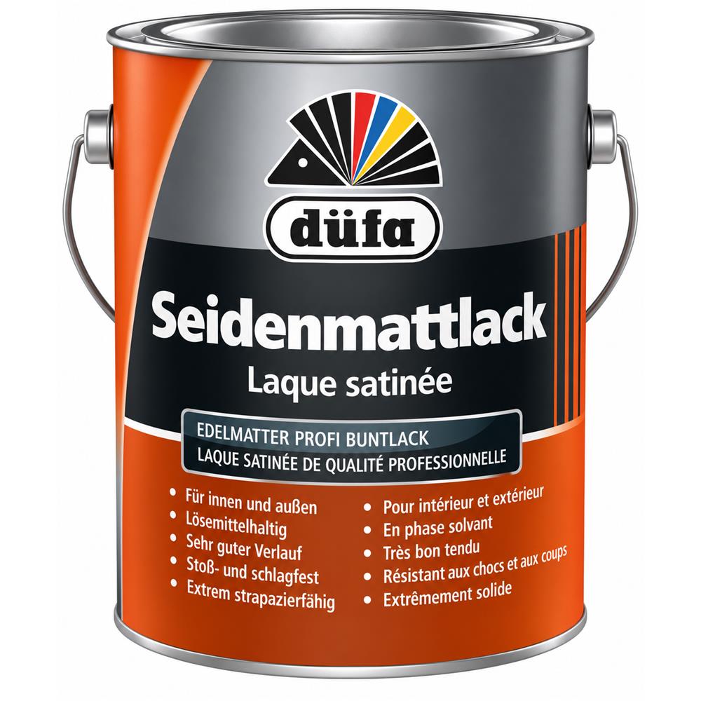 Düfa Seidenmattlack Reinweiß 2,5 l weiß matt Lack