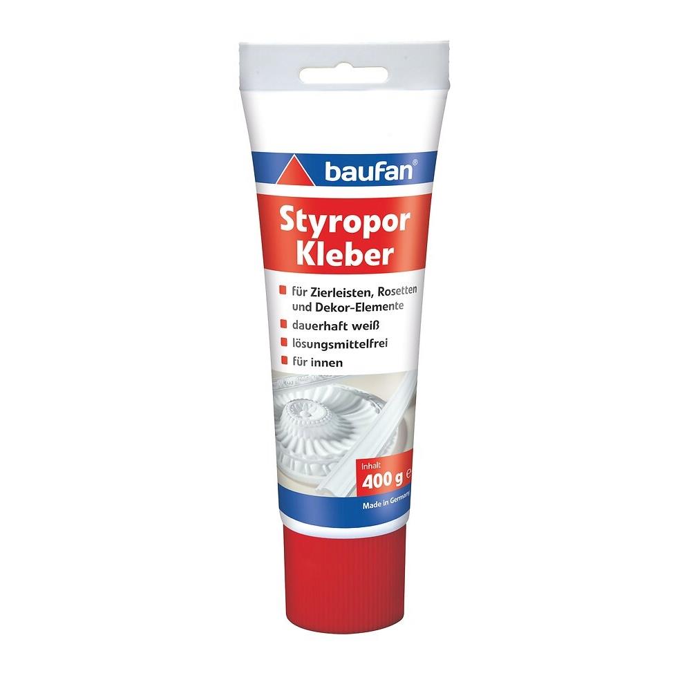 baufan Styroporkleber Tube 400 g Lösungsmittelfreier Klebstoff Spezialkleber
