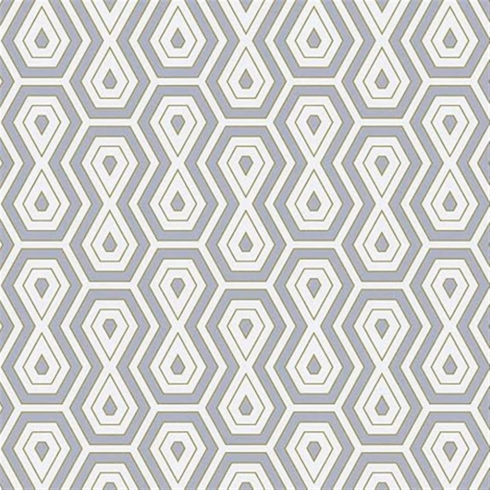 Architects Paper Vliestapete Mustertapete Jungle Chic Retrotapete Gold/Grau/Weiß matt