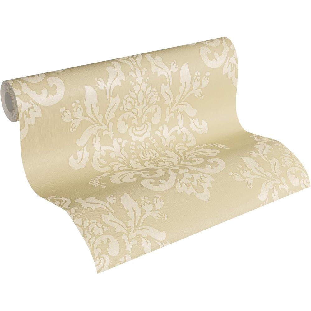 A.S. Création Vliestapete Hermitage beige metallic Mustertapete Barock