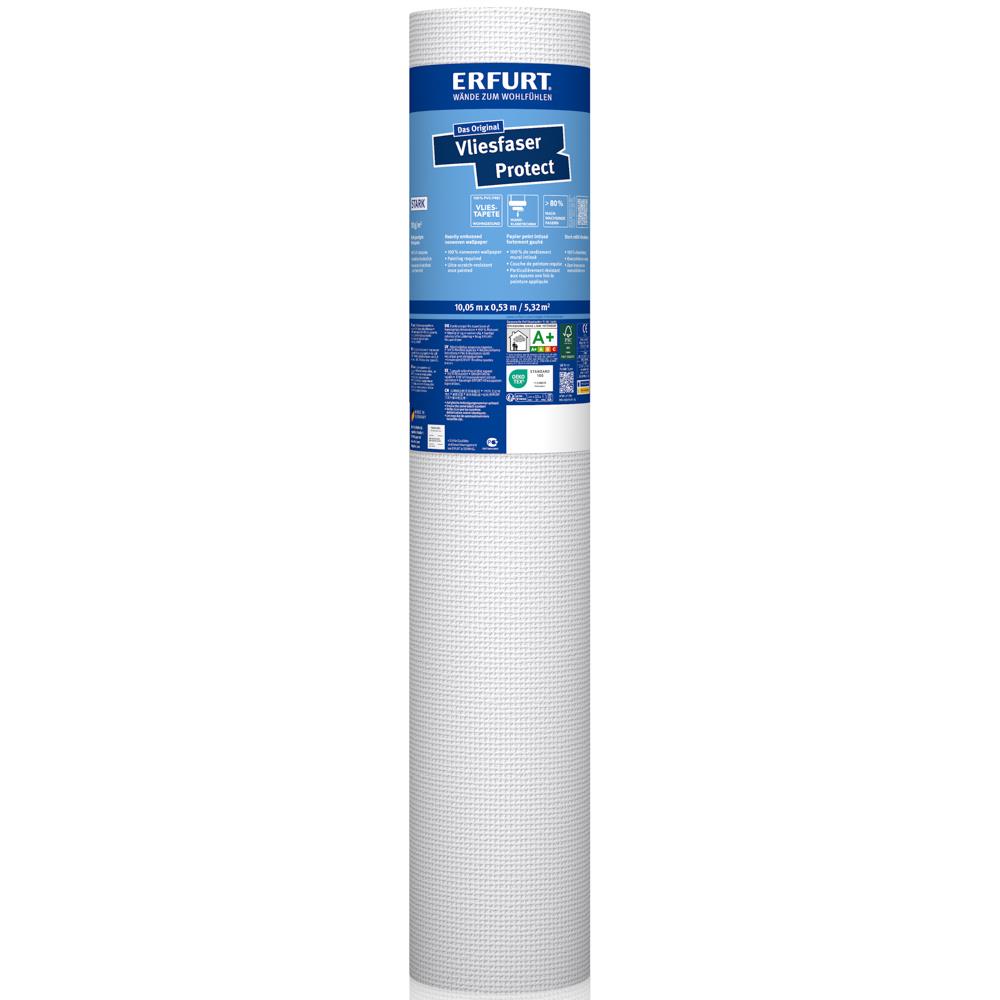 ERFURT VLIESFASER PROTECT 201 Vliestapete 10,05 x 0,53 m - 6 Rollen