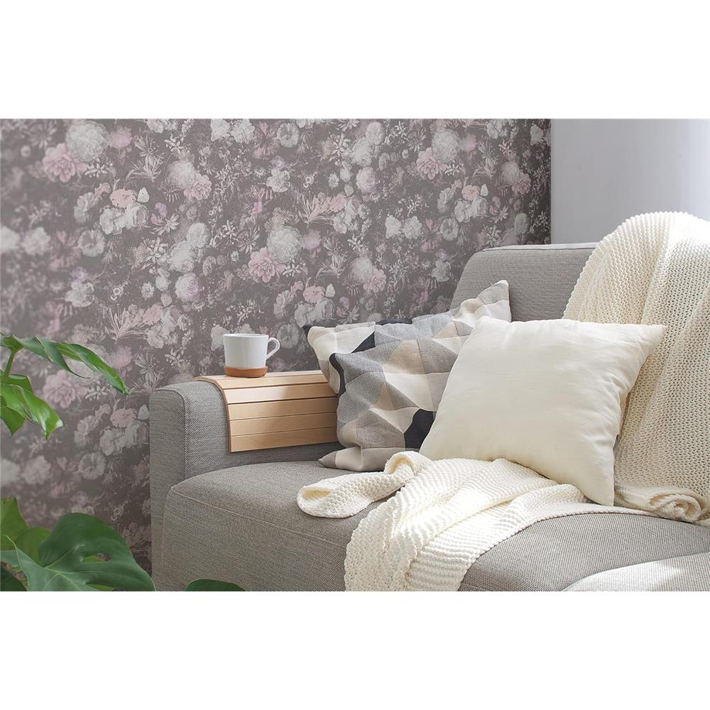 Livingwalls Blumentapete Mata Hari Mustertapete rosa Vliestapete floral