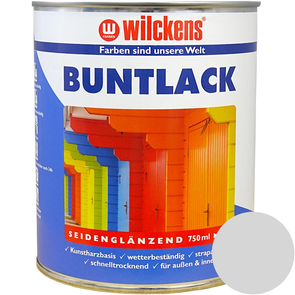 Wilckens Buntlack seidenglänzend, Lichtgrau (RAL 7035), 750 ml