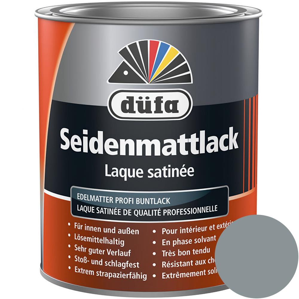 Düfa Seidenmattlack RAL 7001 Silbergrau 750 ml grau matt Lack