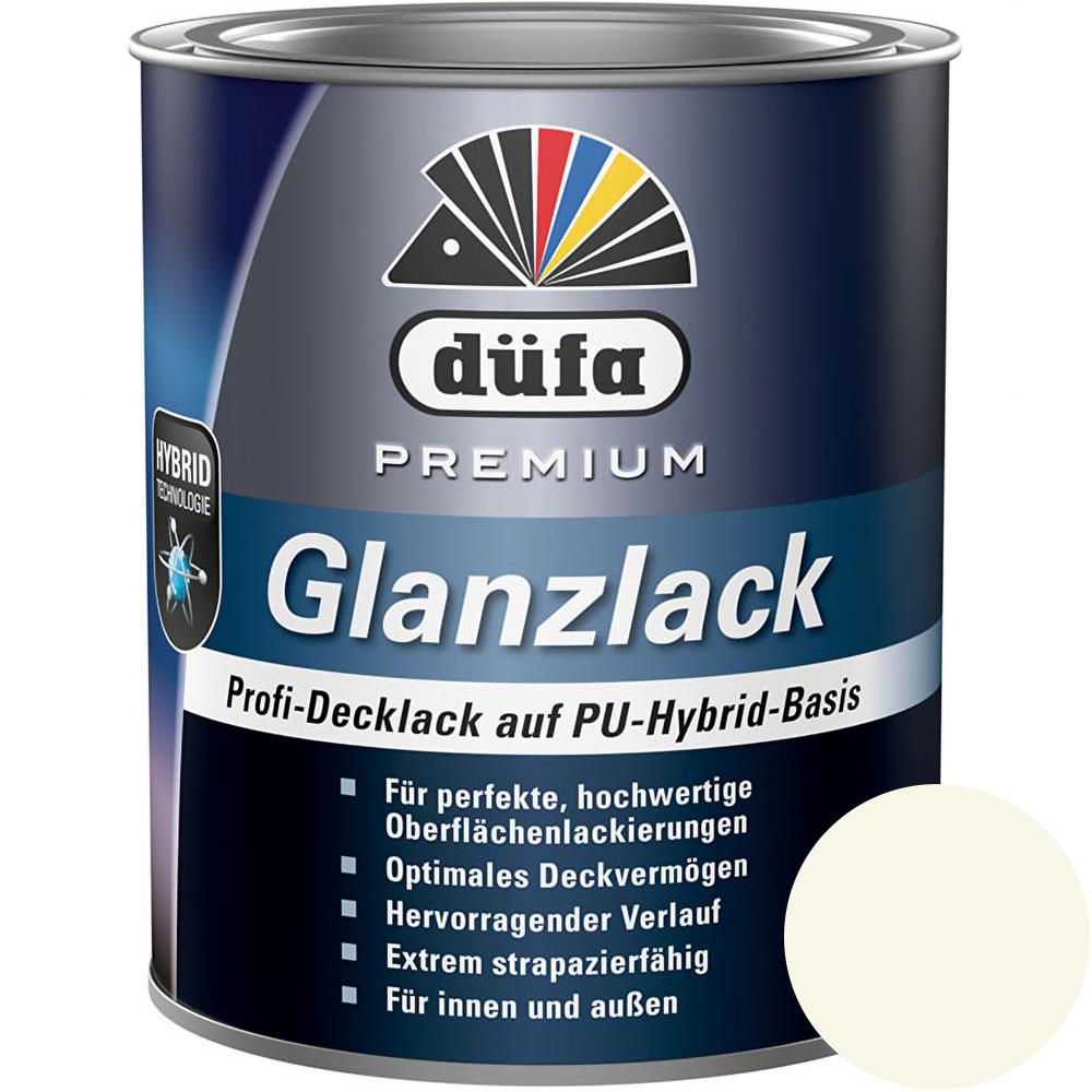 Düfa PREMIUM Glanzlack CHALKY 750 ml Hellbeige Lack Buntlack glänzend