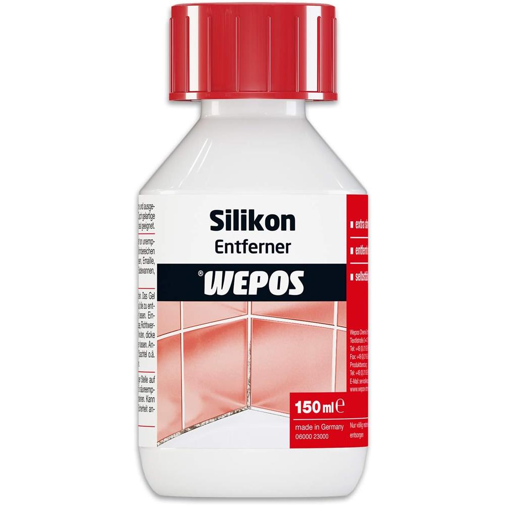 Wepos Silikon Entferner 150 ml Silikonentferner Reinigungsmittel