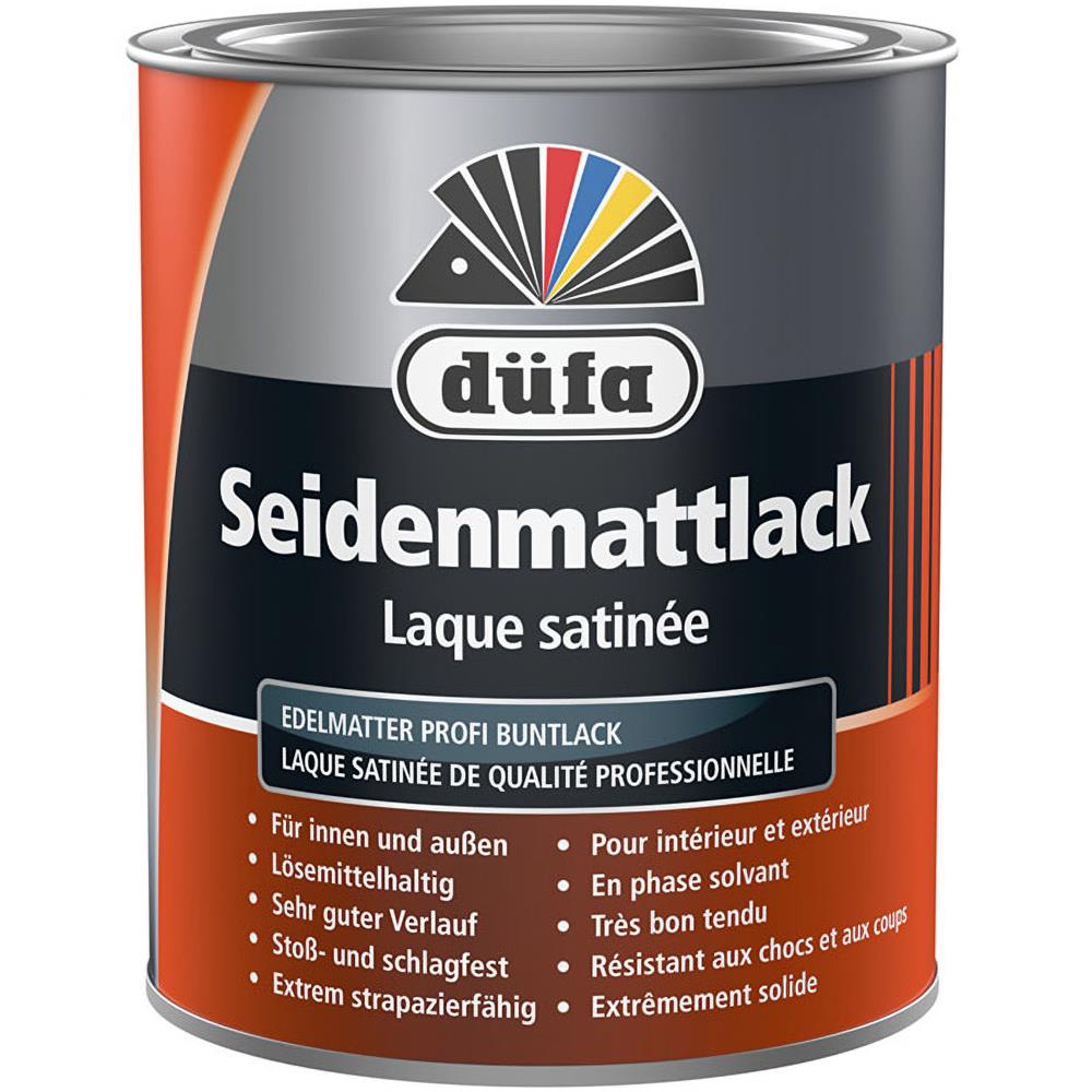 Düfa Seidenmattlack RAL 7001 Silbergrau 750 ml grau matt Lack