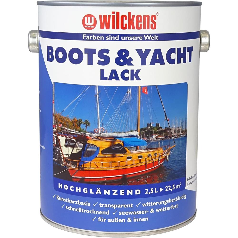 Wilckens Bootslack & Yachtlack hochglänzend 2,5 L Klarlack