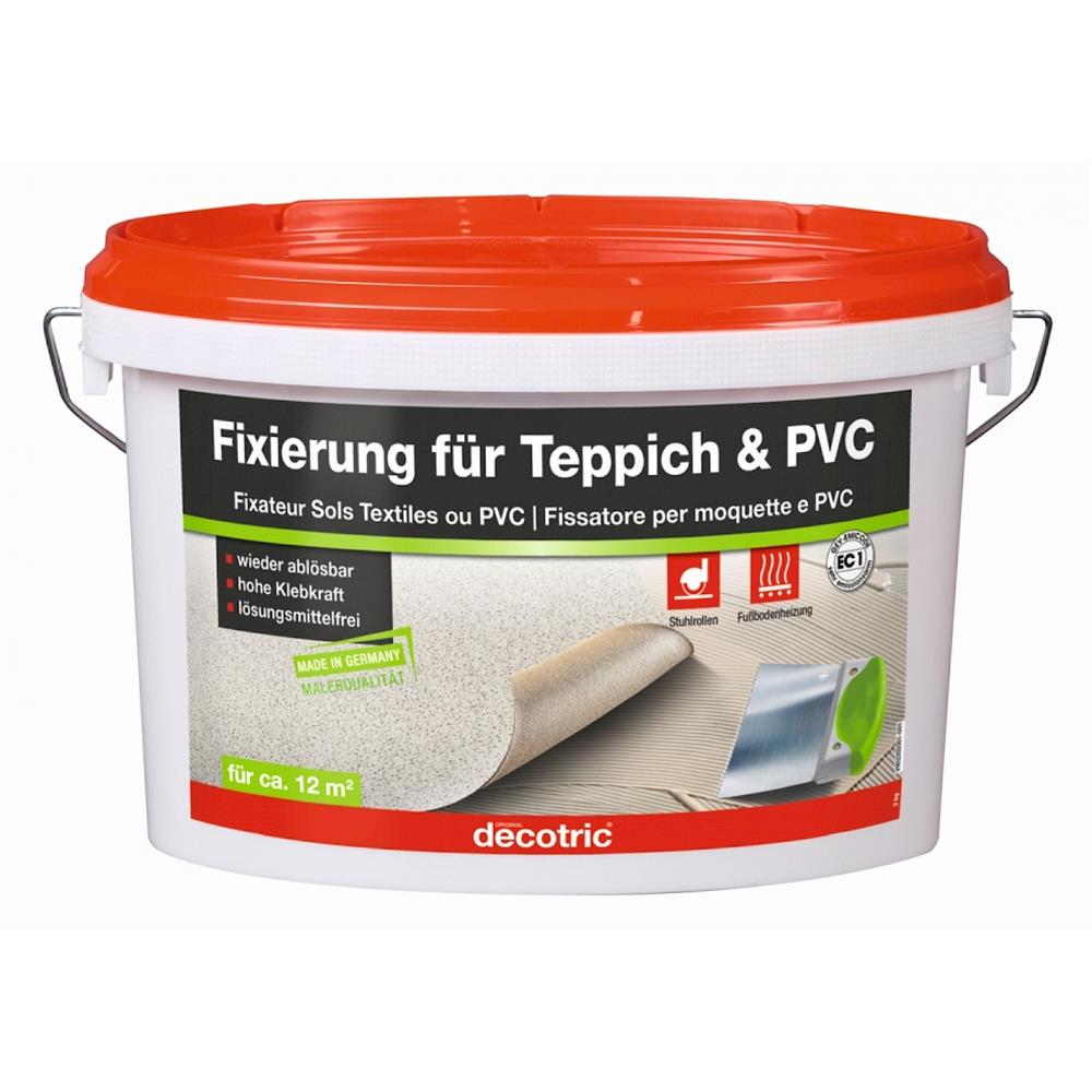 decotric Fixierung für Teppich und PVC 3 kg - Bodenbelag Fixierung
