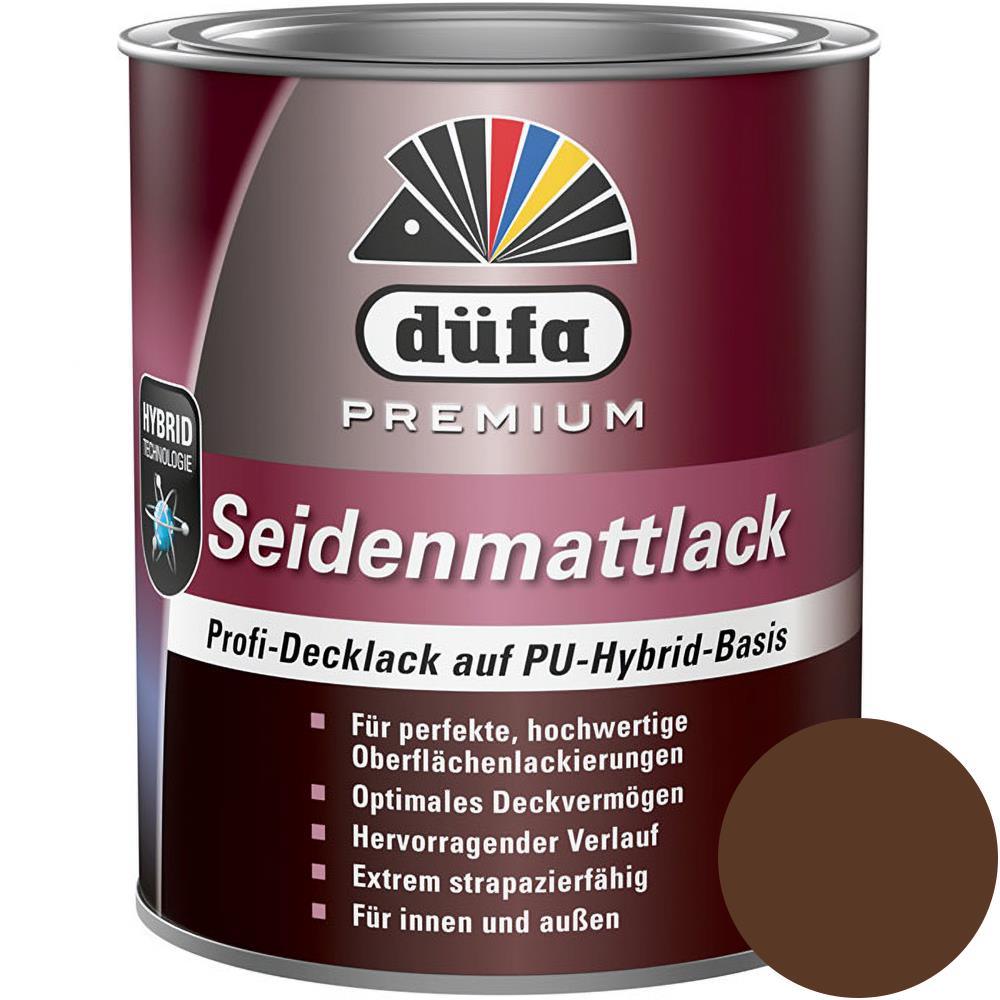 düfa Premium Seidenmattlack COFFEE 750 ml Braun Lack matt