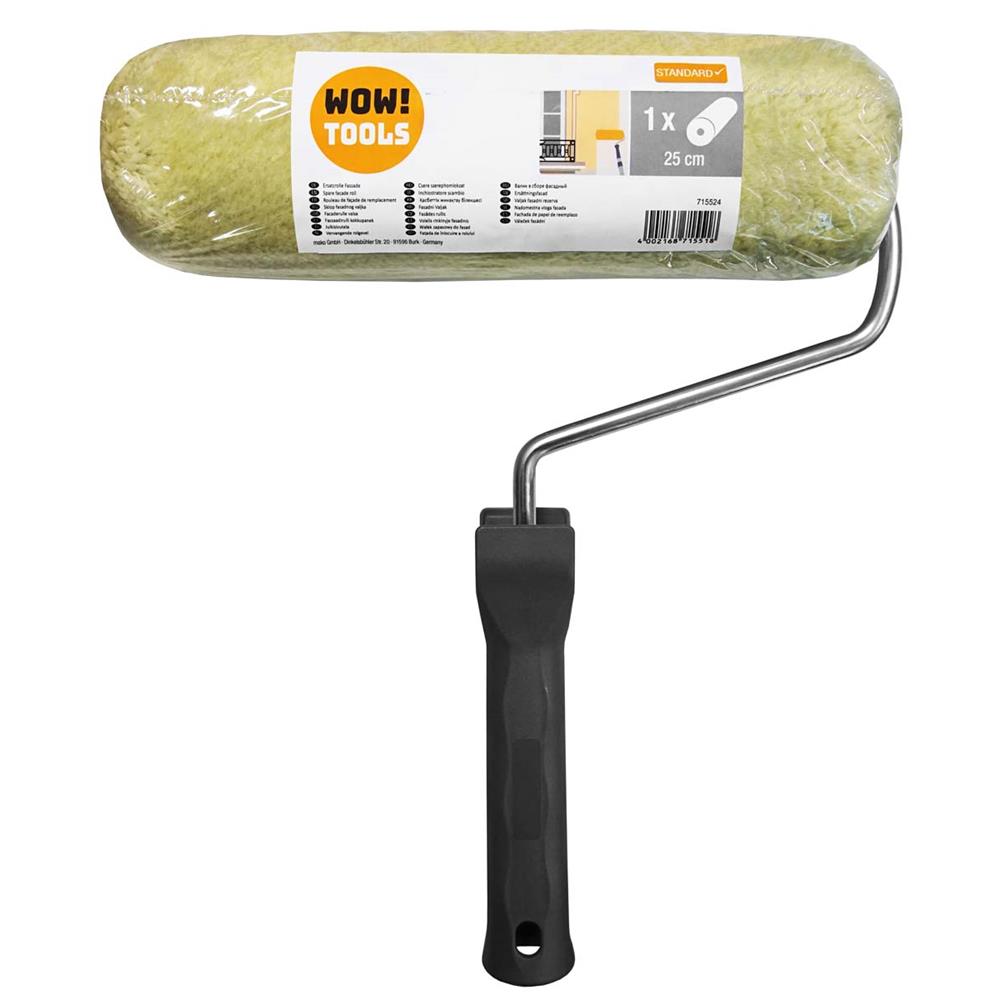 Fassadenroller PLUS mit 17 mm Polhöhe & 8-mm-Bügel