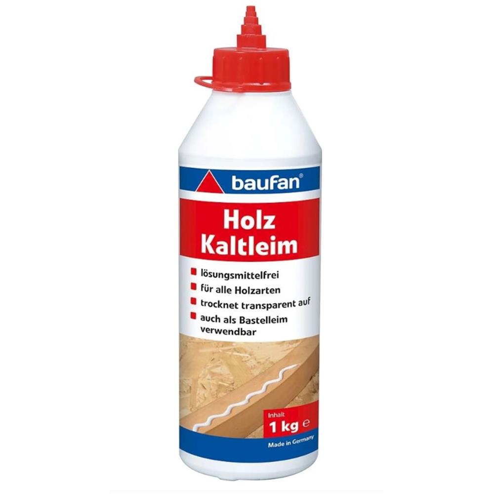 baufan Holz-Kaltleim 1 kg Bastelleim Holzleim Bastelkleber Holzkleber