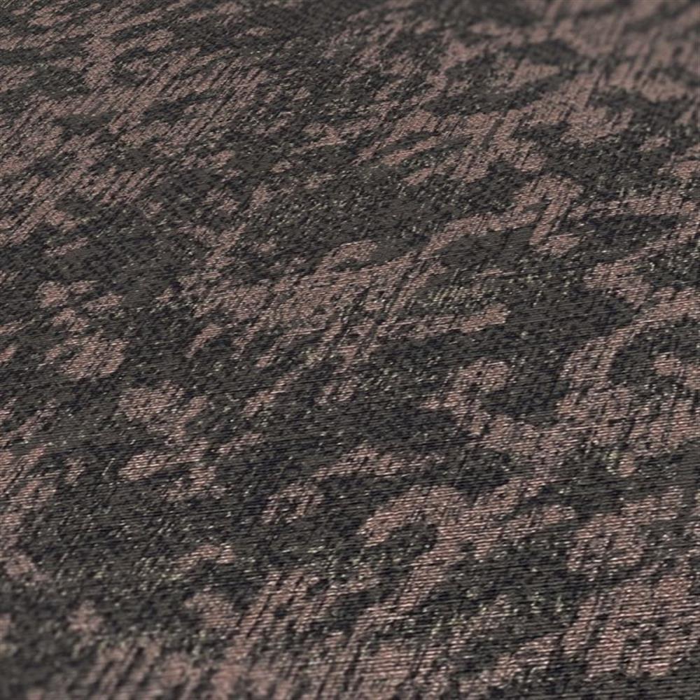 Livingwalls Vliestapete Mustertapete Ethno Schwarz Bronze Orientalische Vliestapete
