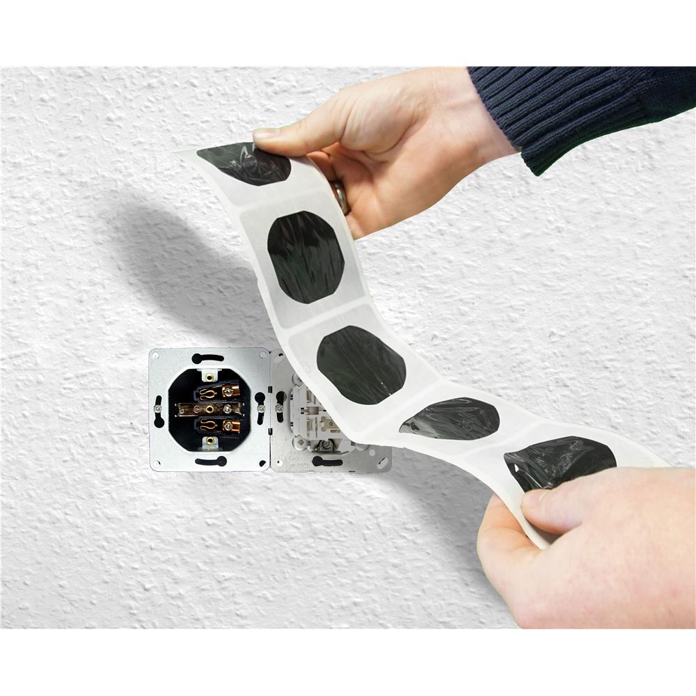 mako Steckdosenabdeckung 5 Abdeckpflaster selbstklebend 70 x 70 mm