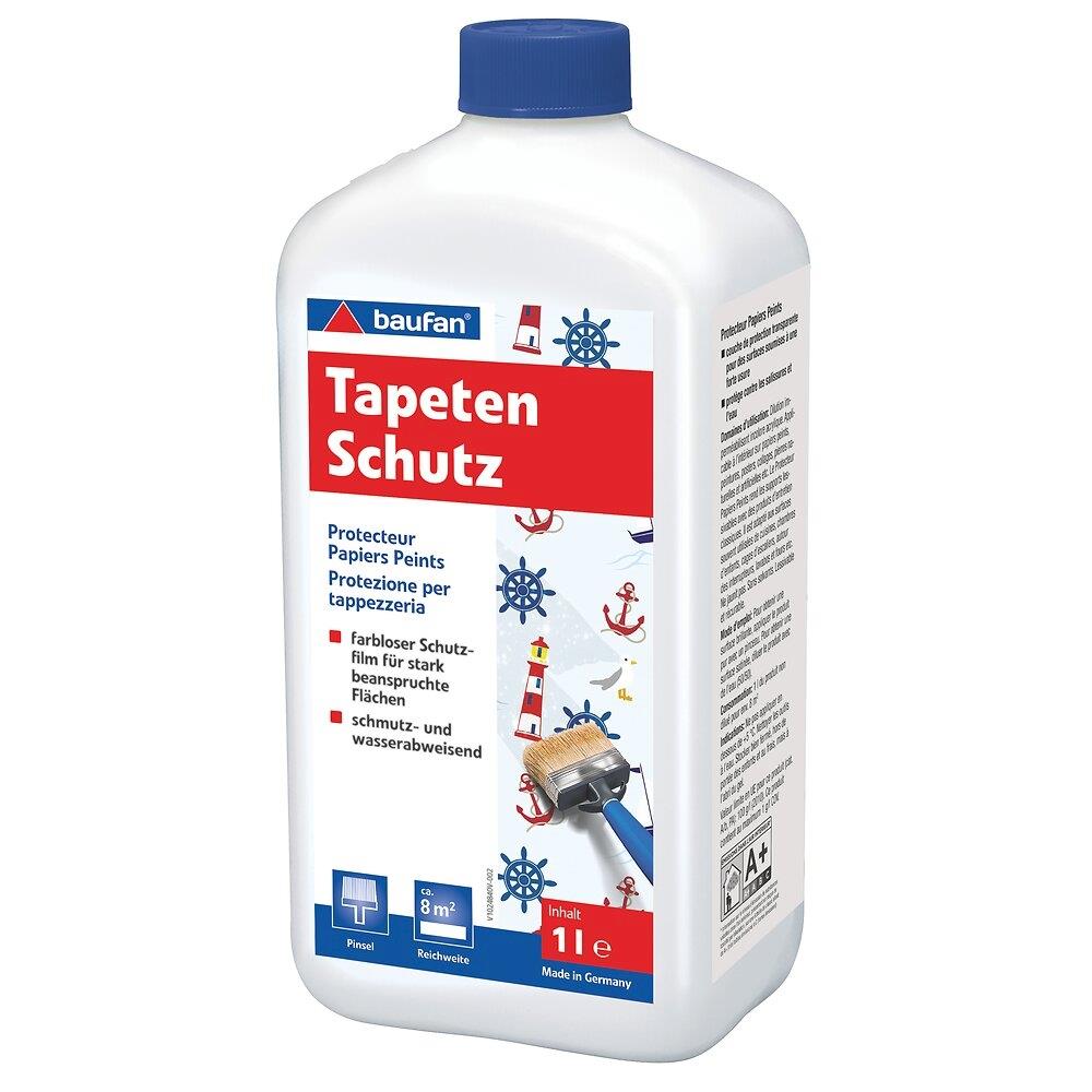 baufan Tapetenschutz 1 L Schutzanstrich für Tapeten und Wandanstriche