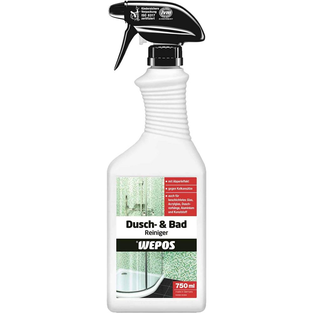 Wepos Dusch- & Bad Reiniger 750 ml Duschkabinen Reiniger