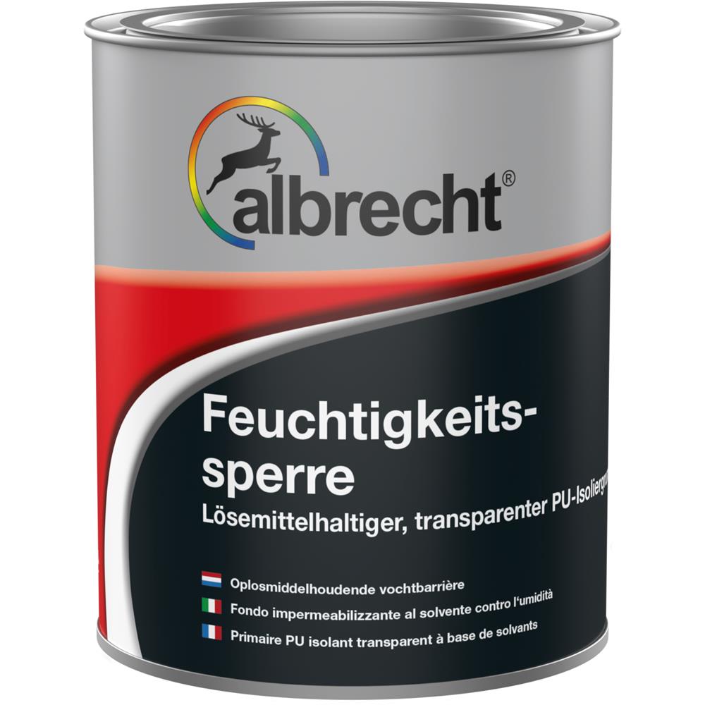 Albrecht Feuchtigkeitssperre Farblos 750 ml Isoliergrund Isolieranstrich