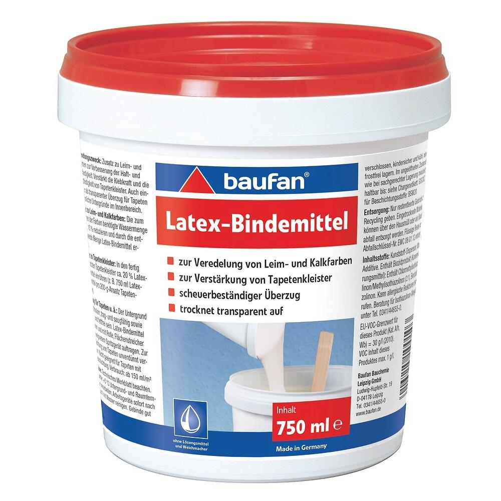 baufan Latex-Bindemittel, 750 ml - Biozidprodukt - vorsichtig verwenden!
