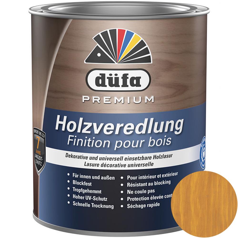 düfa Premium Holzveredlung KIEFER 750 ml Holzlasur Holzschutz Schutzlasur