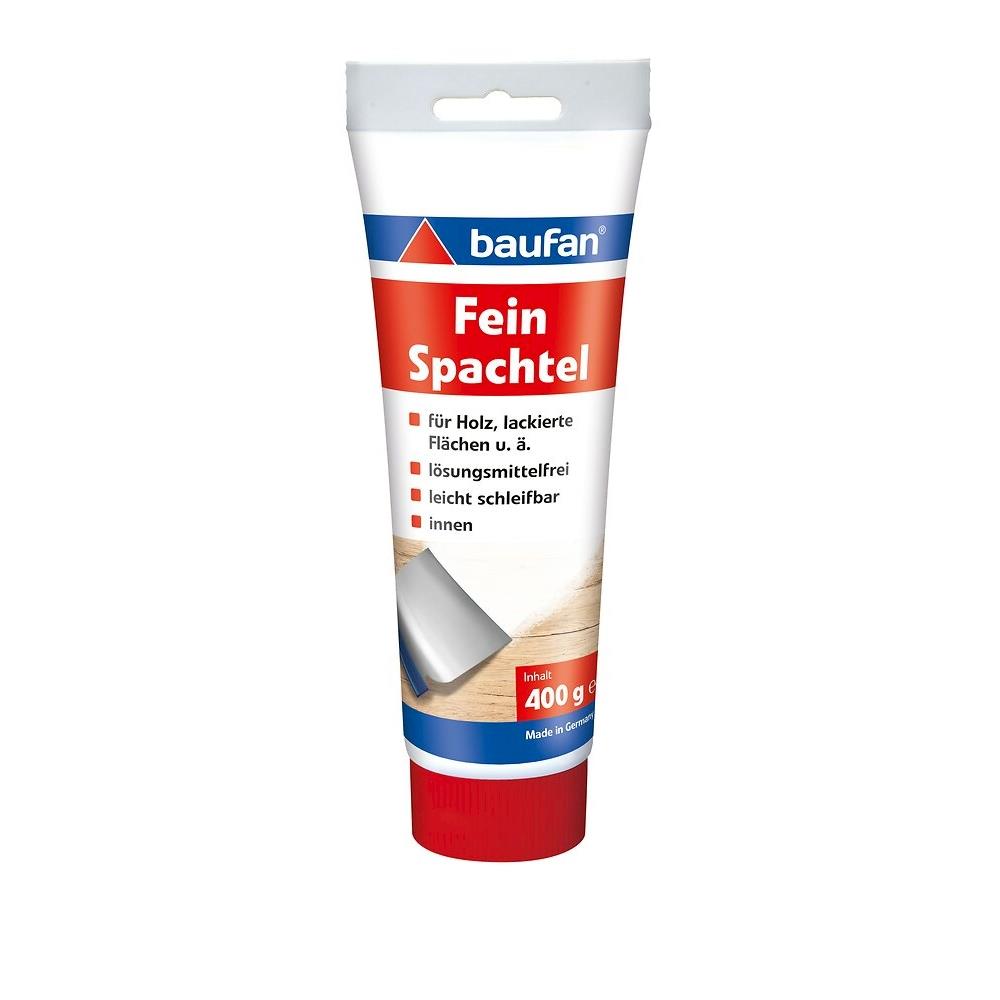 baufan Feinspachtel 400 g Spachtelmasse Für Holz, lackierte Flächen uvm.