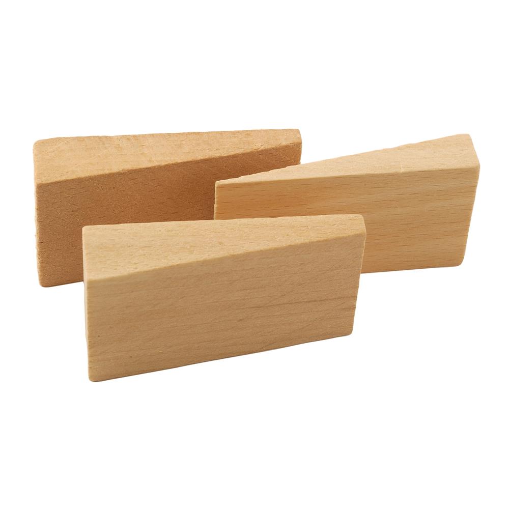 mako Hartholzkeile 10 Stück 5 x 3 cm - Abstandskeile für Laminat & Parkett