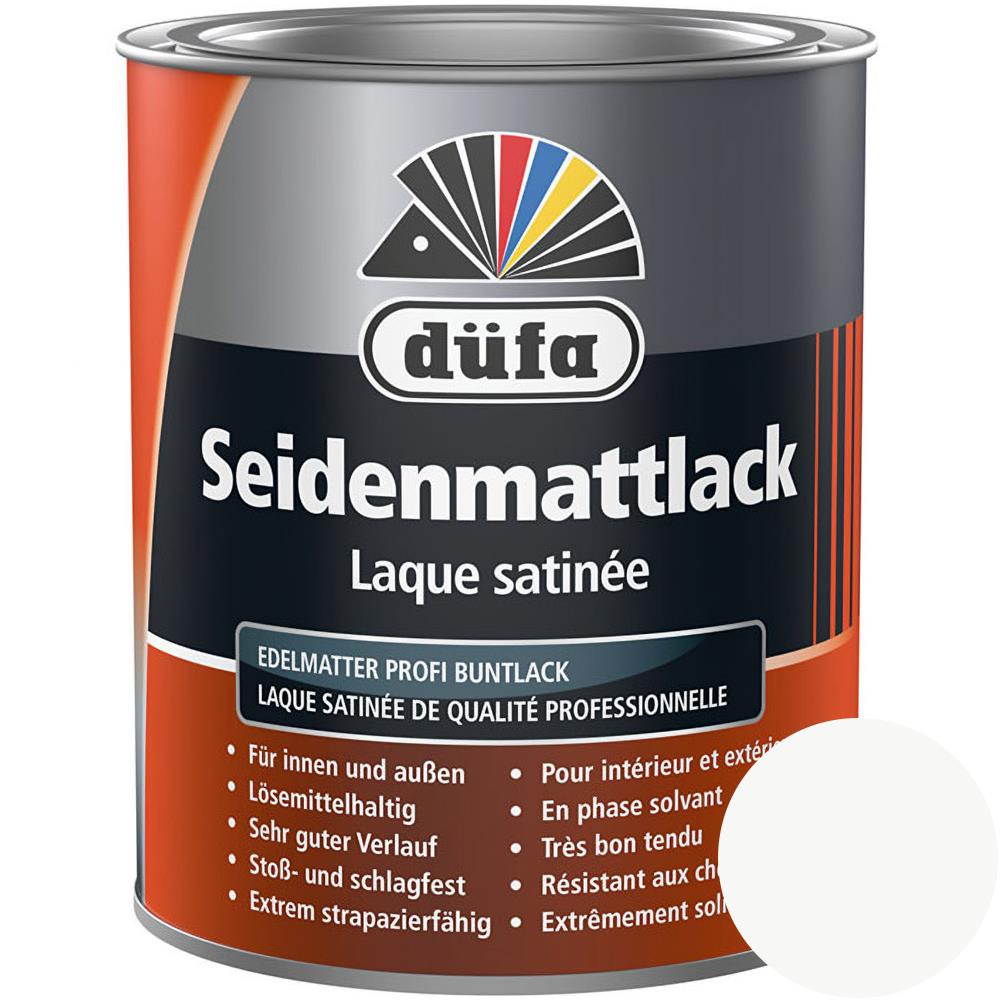 Düfa Seidenmattlack RAL 9010 Reinweiß 750 ml weißt matt Lack