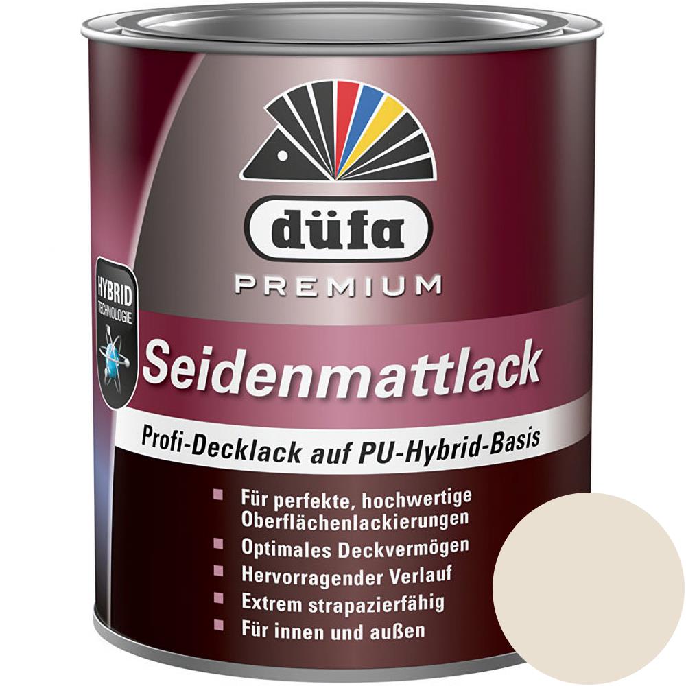 düfa Premium Seidenmattlack LATTE 750 ml Beige Lack matt